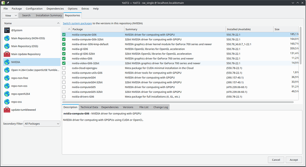 Trouble with Nvidia driver install for Optimus - Hardware - openSUSE Forums
