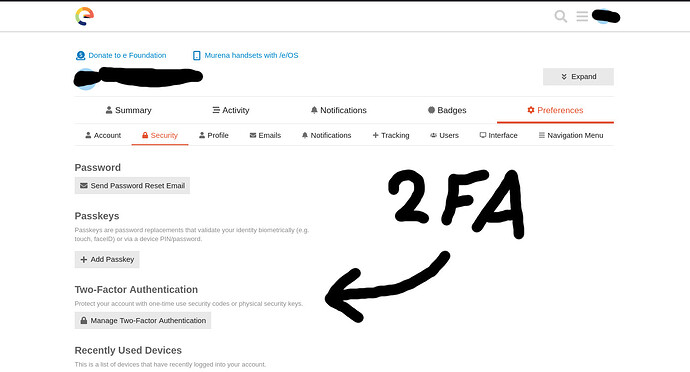 Discourse2FAsettings