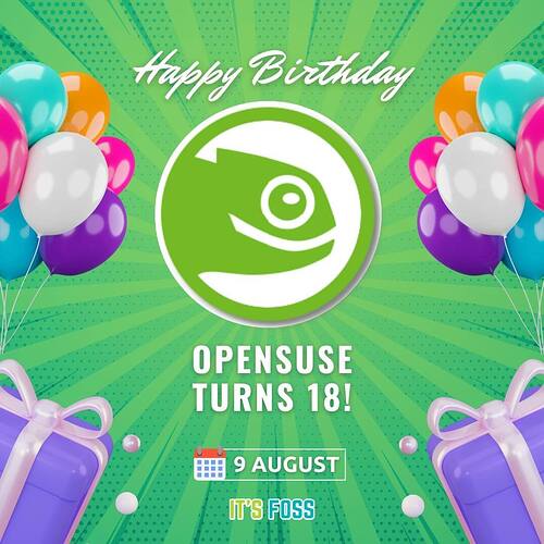 Happy Birthday openSUSE