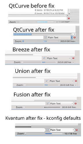Qtcurve Breeze Union Fusion kvantum before after fix 9-4-2026