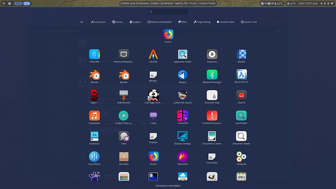 ashell applauncher