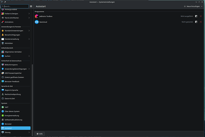 KDE_Autostart