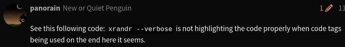 code-tags-not-highlighting