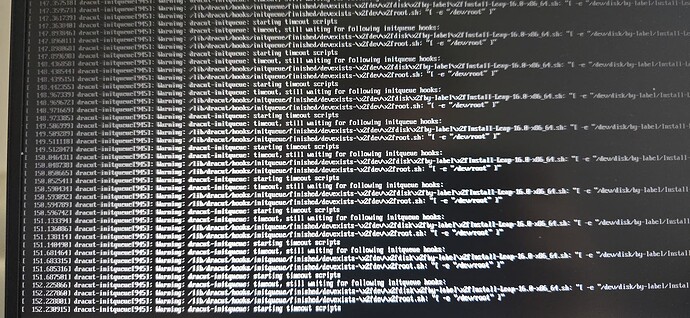 OpenSUSE 16.0 Beta Boot Error