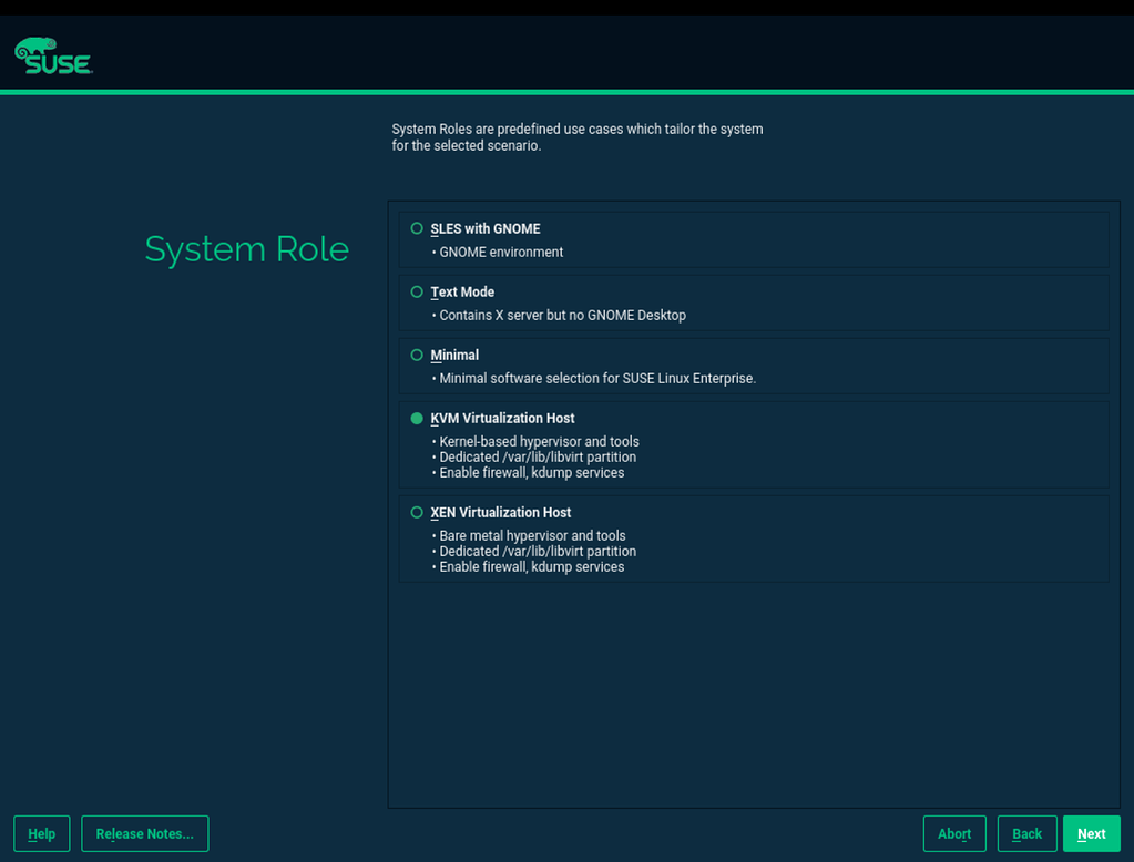 Cannot create VM through Yast - Virtualization - openSUSE Forums