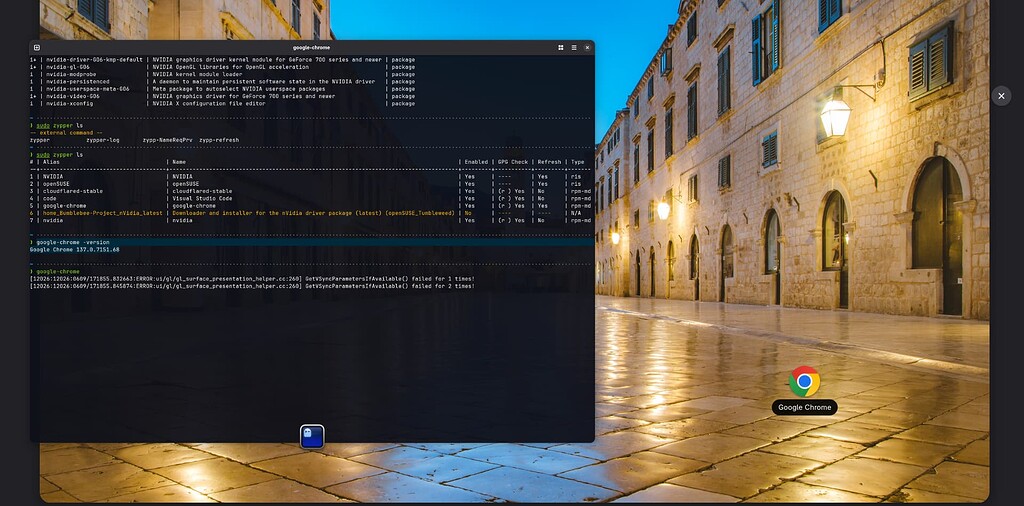 NVIDIA driver affecting Chrome, Slack apps - Hardware - openSUSE Forums