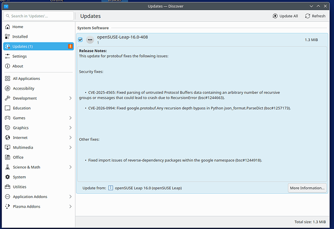 update-error-google-protochol