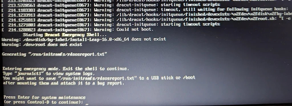 I can't install openSUSE Leap 16 - Install/Boot/Login - openSUSE