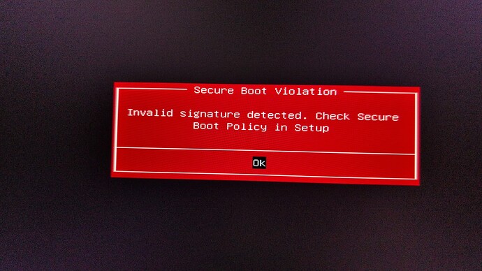 Restore Secureboot Signatures - Install/Boot/Login - openSUSE Forums