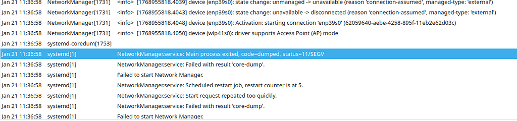 Network Manager does not start - Network/Internet - openSUSE Forums