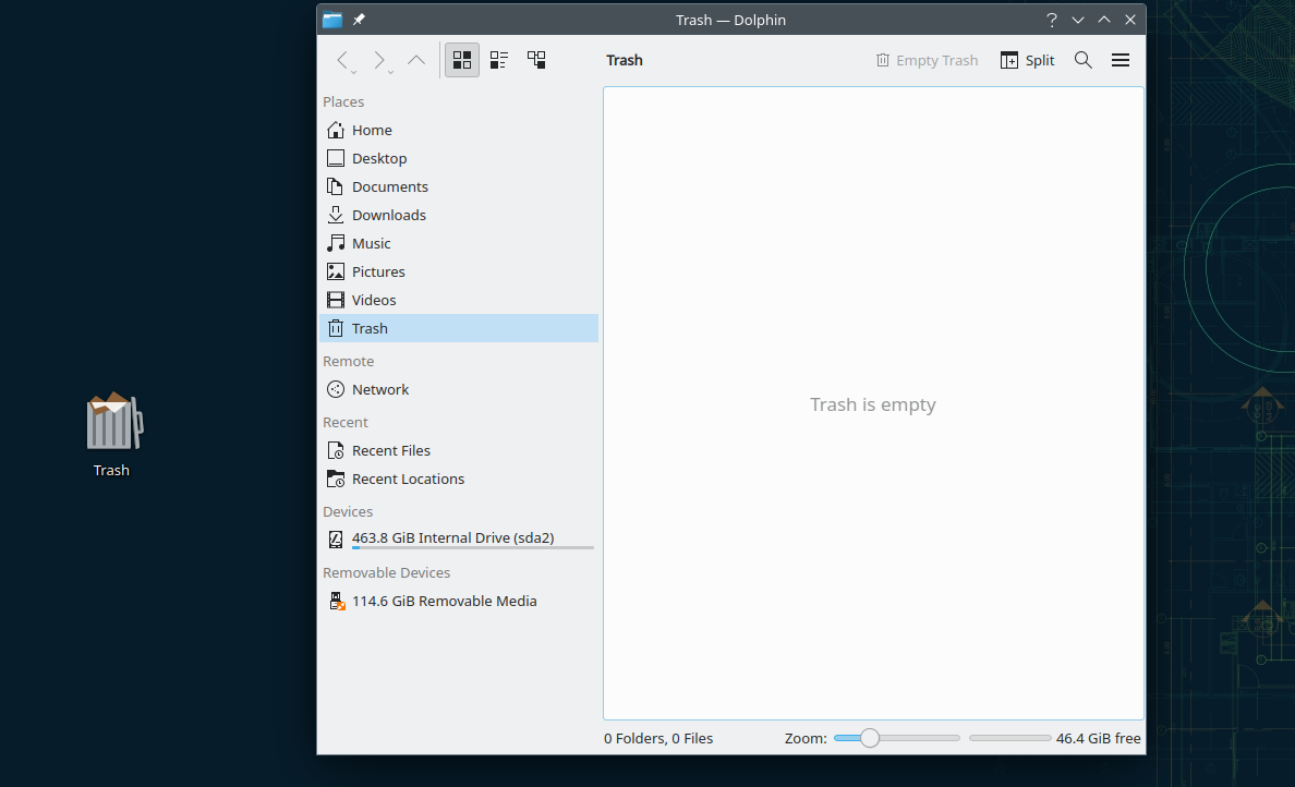 KDE Trash Folder Empty Icon Not Changing Applications openSUSE Forums