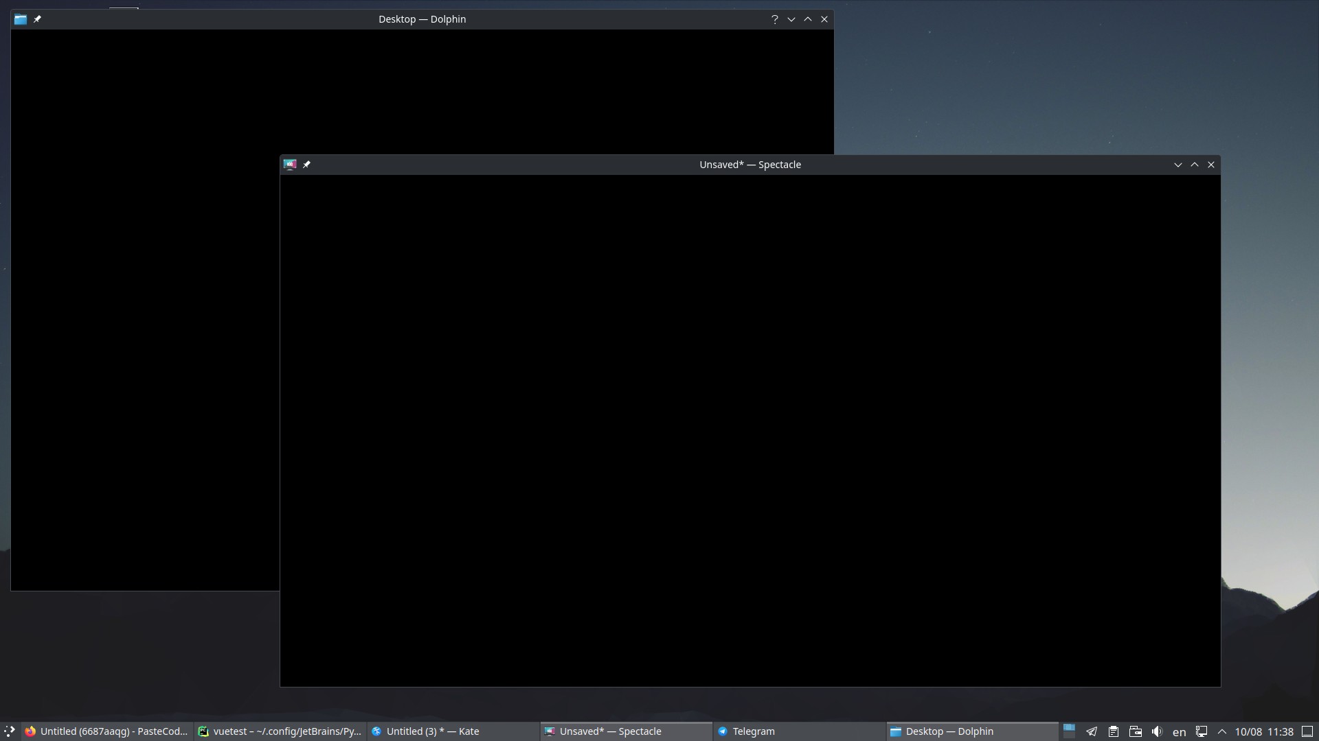 Windows10 (ブラック) Leap 15.5 black windows - Applications - openSUSE Forums
