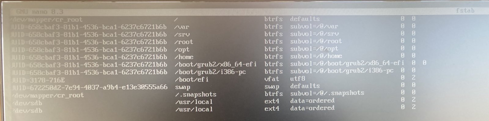 Cannot boot after update to kernel 6.13 - Install/Boot/Login - openSUSE ...